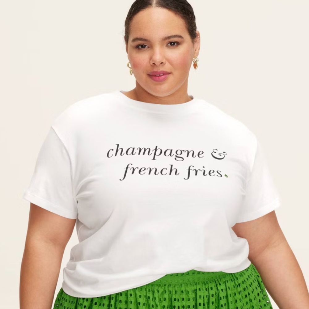 Women's Champagne & French Fries  Graphic T-Shirt - kate spade x Target